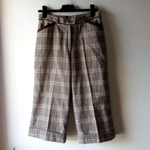 Vintage Clulottes Checkered Pants